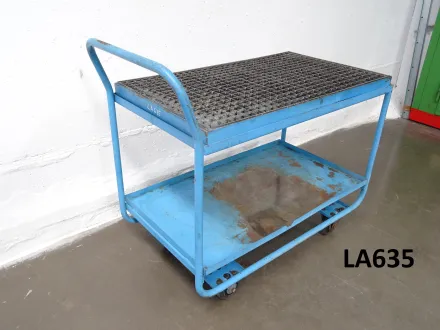 Tischwagen 1000 x 600 mm, mit Gitterrost – RESALE