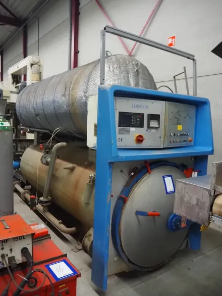 Lubeca rotating autoclave for 4 baskets, type: LW – RESALE