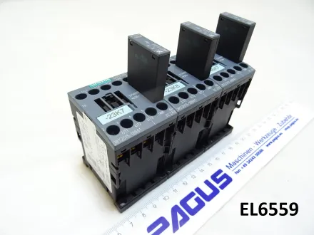 Siemens Schütz 3RT2015-1BB41, 3,0 kW, 3 Stück – RESALE
