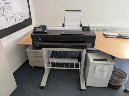 HP - CQ891C - Plotter + IDEAL Aktenvernichter – RESALE