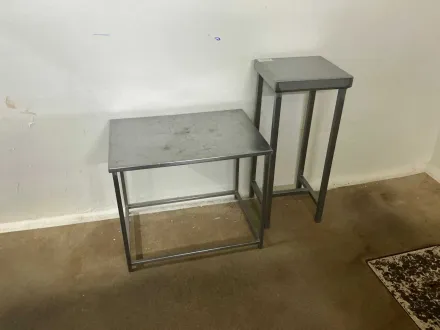 Edelstahltische (2x) – RESALE