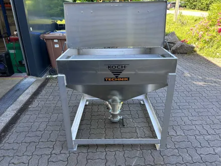 Granulat Trichter Spritzgussmaschinen / Koch - Edelstahl Trichterbehälter – RESALE