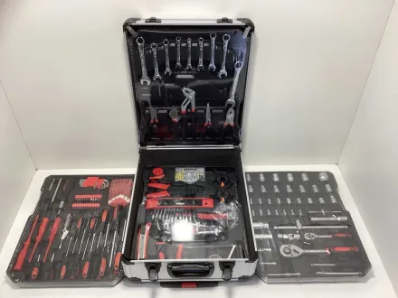 TRIMANN-Werkzeugkasten – 625 Stück – Aluminium-Trolley – RESALE