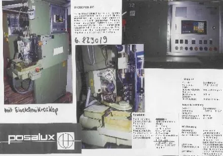 Posalux MICROFOR PNC 3 Sonderfeinbohrmaschine – RESALE