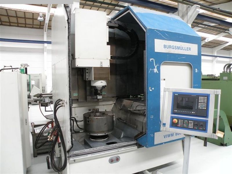 BURGSMUELLER VIWM 800_CNC Bearbeitungszentrum - Vertikal