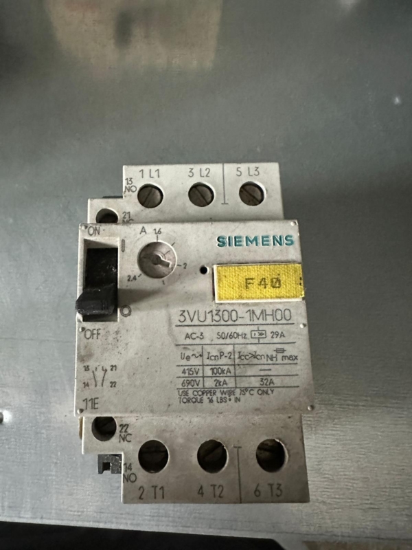 Siemens Leistungsschalter Ersatzteile