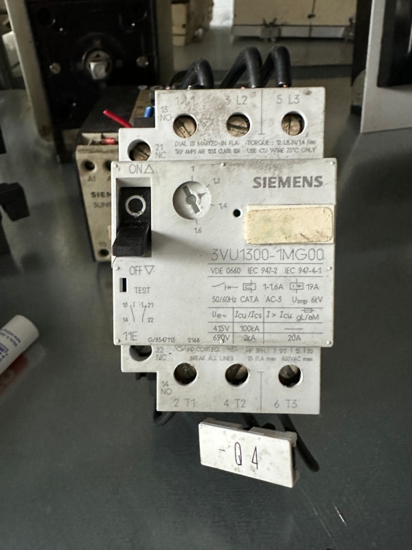 Siemens Leistungsschalter Ersatzteile