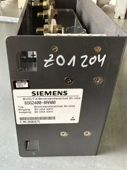 Siemens Stromwandlereinheit 30-125 A Ersatzteile – RESALE
