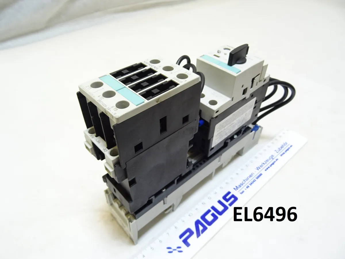 Siemens Motorschutzschalter 7 - 10 A mit OM-Adapter und Sc