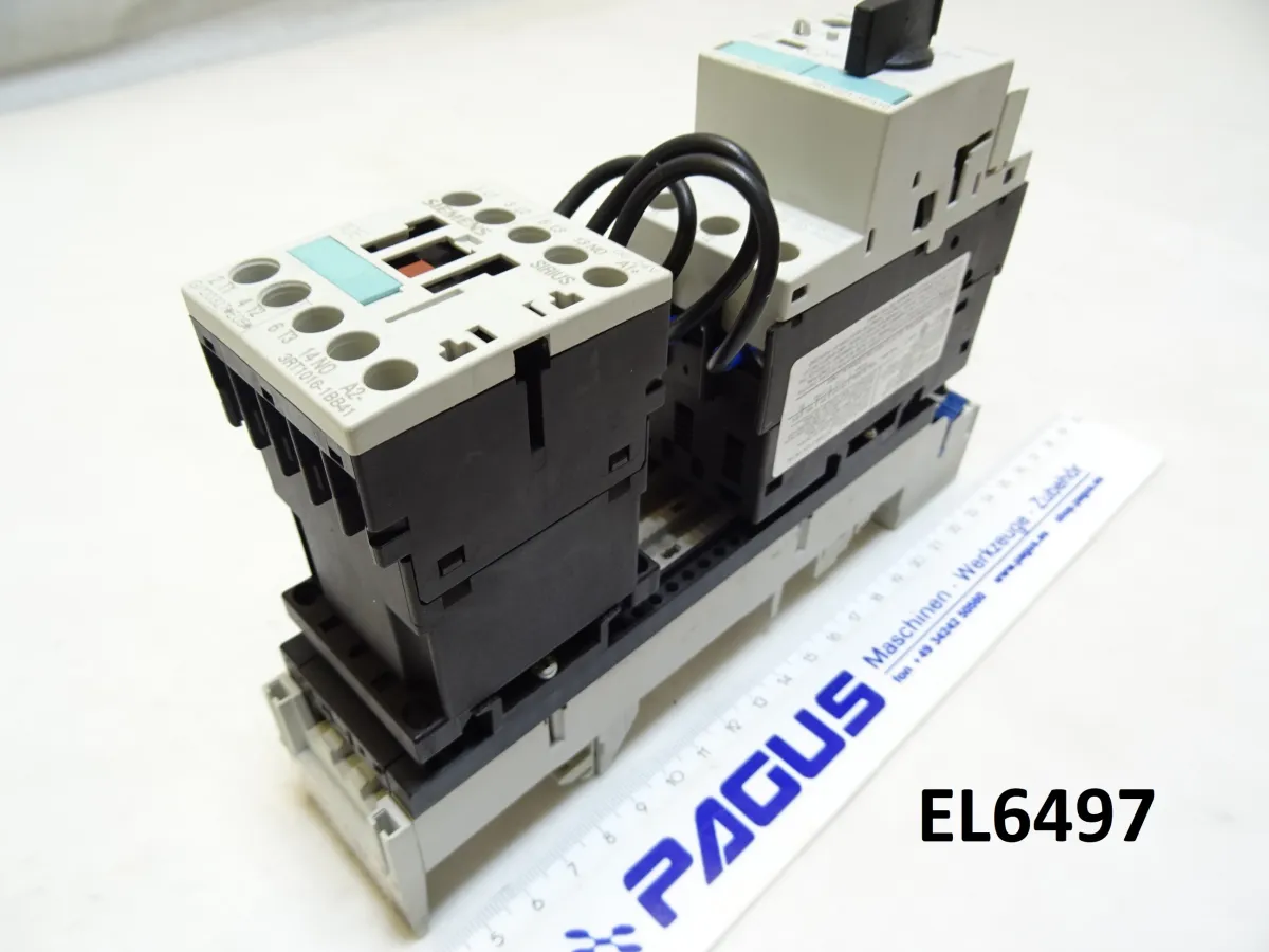 Siemens Motorschutzschalter 3,5 - 5 A mit OM-Adapter und S