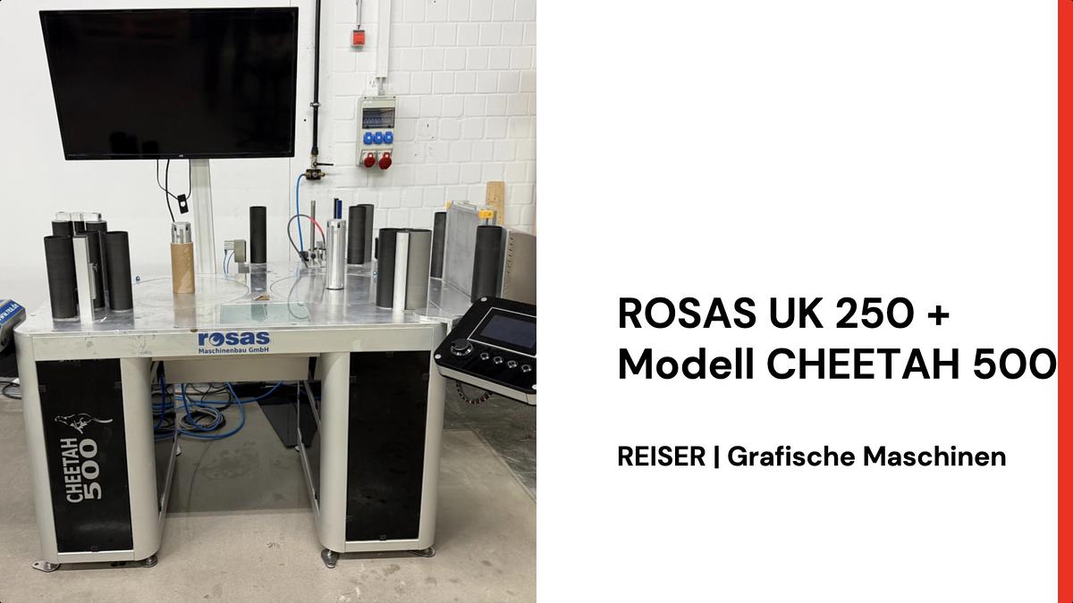 ROSAS UK 250 + Modell Gepard 500 UK 250 + Model Gepard 500 inspection table-top rewinder