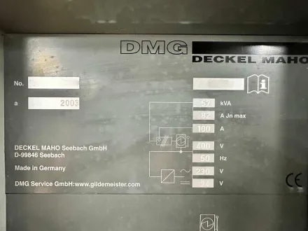 Deckel Maho DMU 70 eV CNC Bearbeitungszentrum – RESALE
