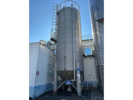KONISCHES BODEN-SILO AUS EDELSTAHL – RESALE