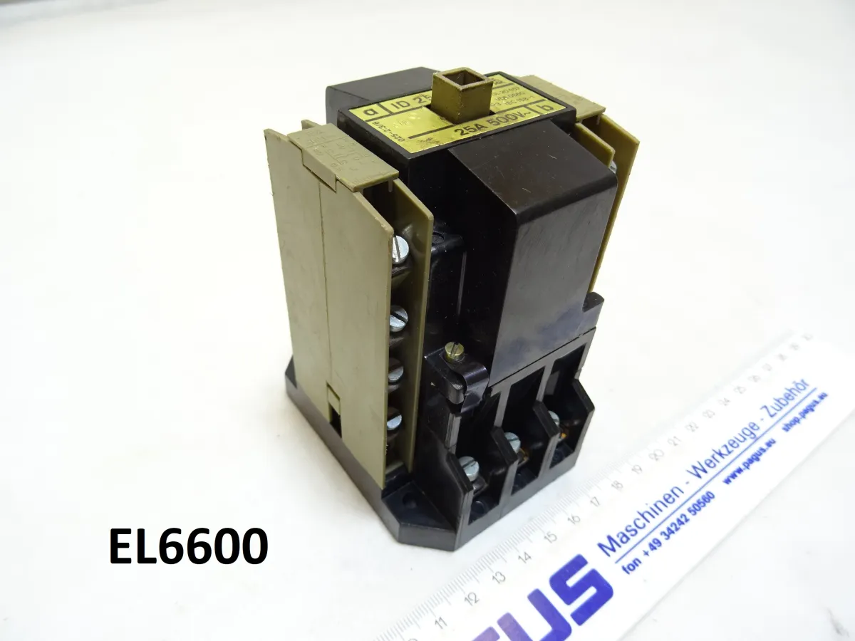Leistungsschütz 25 A, 12,5 kW, Us: 42 V AC 50 Hz