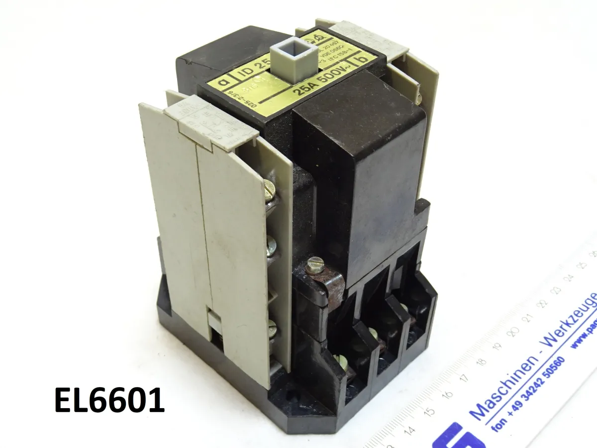 Leistungsschütz 25 A, 12,5 kW, Us: 42 V AC 50 Hz