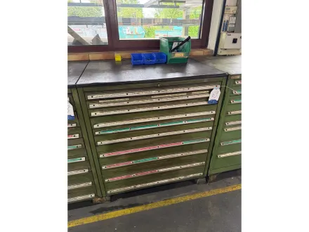 Werkstattschubladenschrank mit Inhalt – RESALE