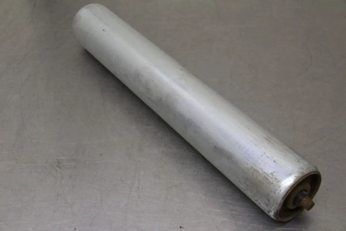 Stahl Ø 80 x 495 mm Förderbandrollen Transportrollen