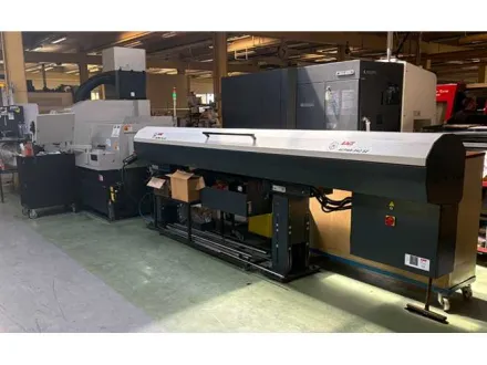 Hanwha - XD38II-R NHY - CNC Drehmaschine 5 Achsen mit LNS-Stabzuführung, Hochdruck 120 bar und integ – RESALE