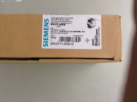 Siemens 3RV2711-0HD10 Elektronik / SPS-Steuerungen – RESALE