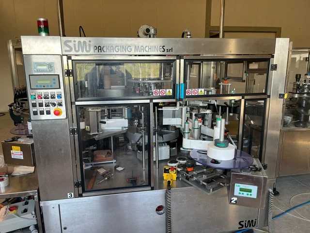 Used SMI adhesive labeller