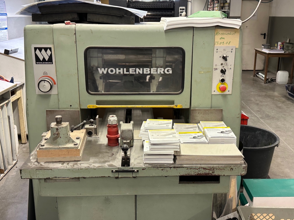 WOHLENBERG 38 FC Schneidemaschine
