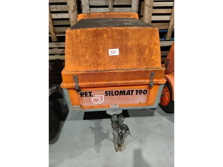 PFT SILOMAT - D1-190 - Pumpe zum Transport von Putz und Mörtel mit Anhänger – RESALE