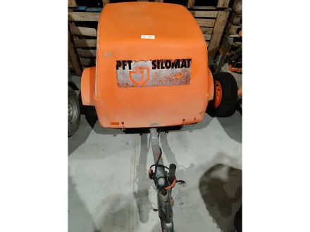 SILOMAT - C100 – Pumpe zum Transport von Putz und Mörtel mit Anhänger – RESALE