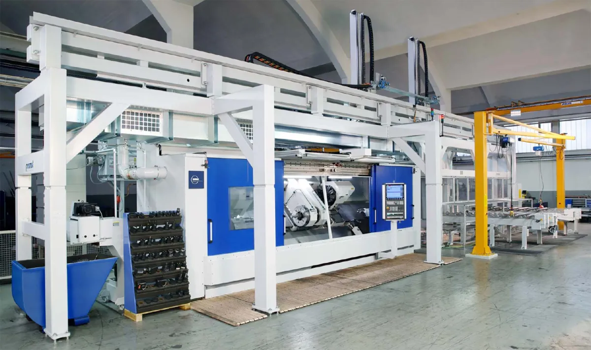 Werkzeugmaschinenbau Sinsheim CM 704 CNC Mittenantriebsdrehmaschine