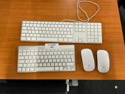 Apple-Tastatur und Maus (4x) – RESALE