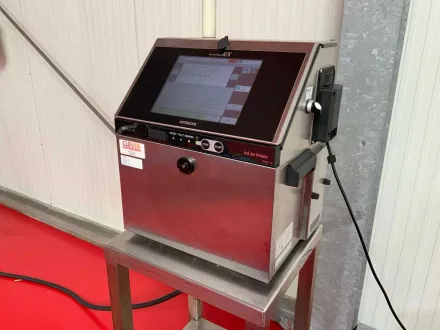 Hitachi RX-2-SD160W Industrial Continuous Tintenstrahldrucker CIJ mit Edelstahlsockel – RESALE