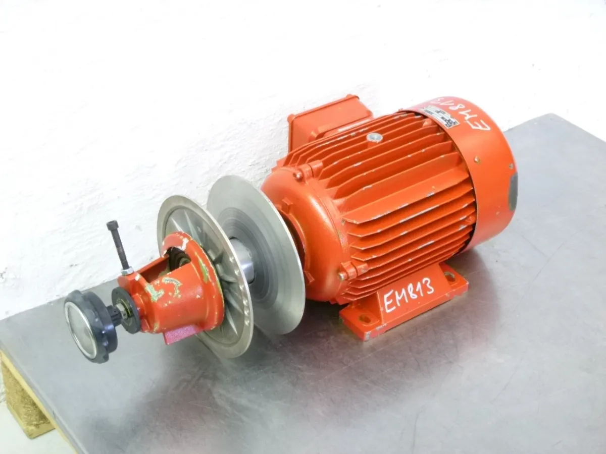 Elektromotor mit Verstellscheibe 4,8 kW 960 U/min