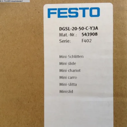 Festo DGSL-20-50-CY3A Pneumatikartikel – RESALE