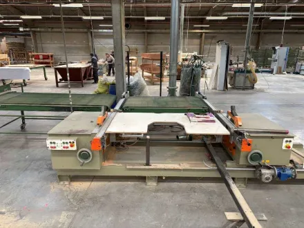 Rema DMGB-35 Doppelablängsäge inkl. Mechanisierung – RESALE