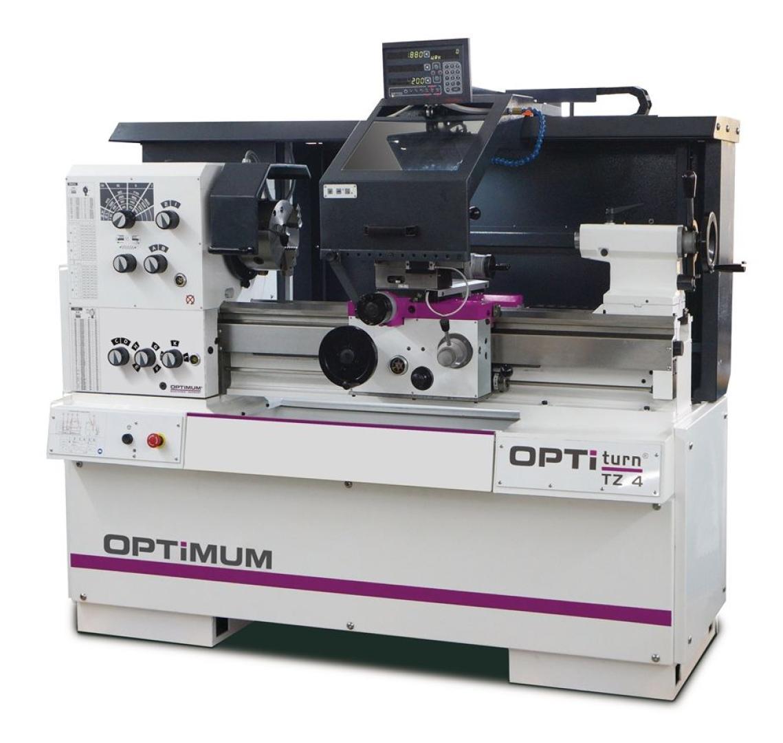 OPTIMUM TZ4 Zug- und Leitspindeldrehmaschine