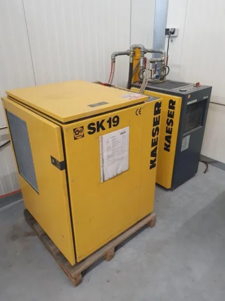Kaeser SK 19 + TB 19 + Kessel Kompressoren – RESALE