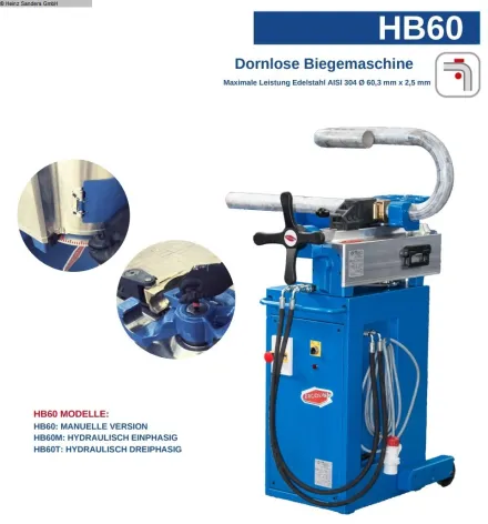 Ercolina HB 60 - MODELL M Rohrbiegemaschine – RESALE