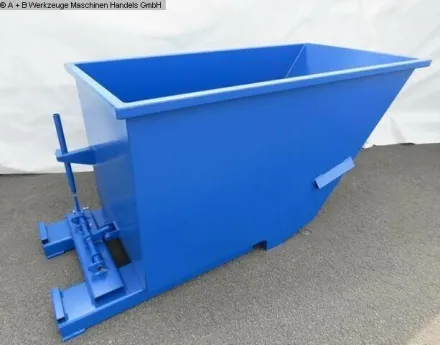 A + B Kippcontainer Mod. 750 - BLAU Kippvorrichtung – RESALE