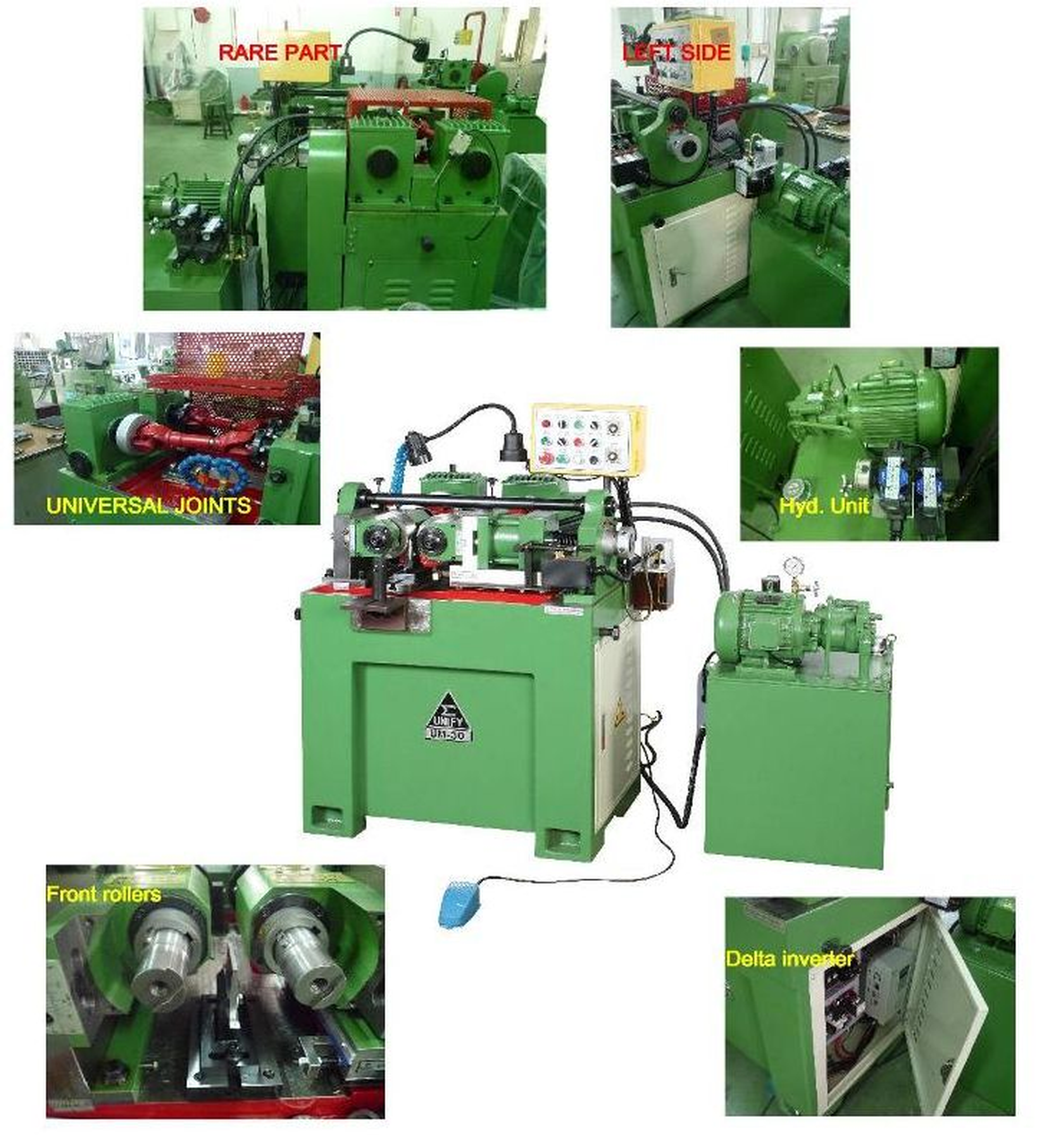 UNIFY UM-30 Gewinderollmaschinen