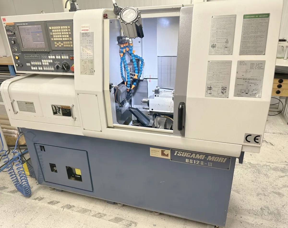 TSUGAMI-MORI BS-12CE(S)-III CNC Langdrehautomaten