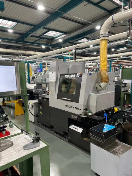 Tsugami HS 207-5AX CNC Langdrehautomaten – RESALE