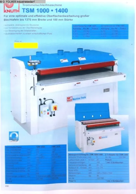Knuth TSM 1000 Schleif- und Läppmaschine – RESALE