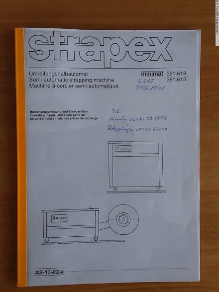 Strapex minimat Bedienungsanleitungen – RESALE