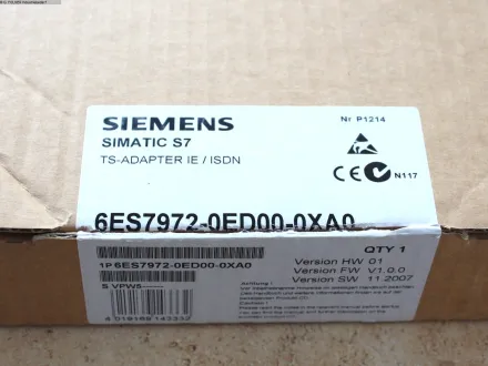 Siemens TS Adapter 6ES7972-0ED00-0XA0 Elektronik / SPS-Steuerungen – RESALE