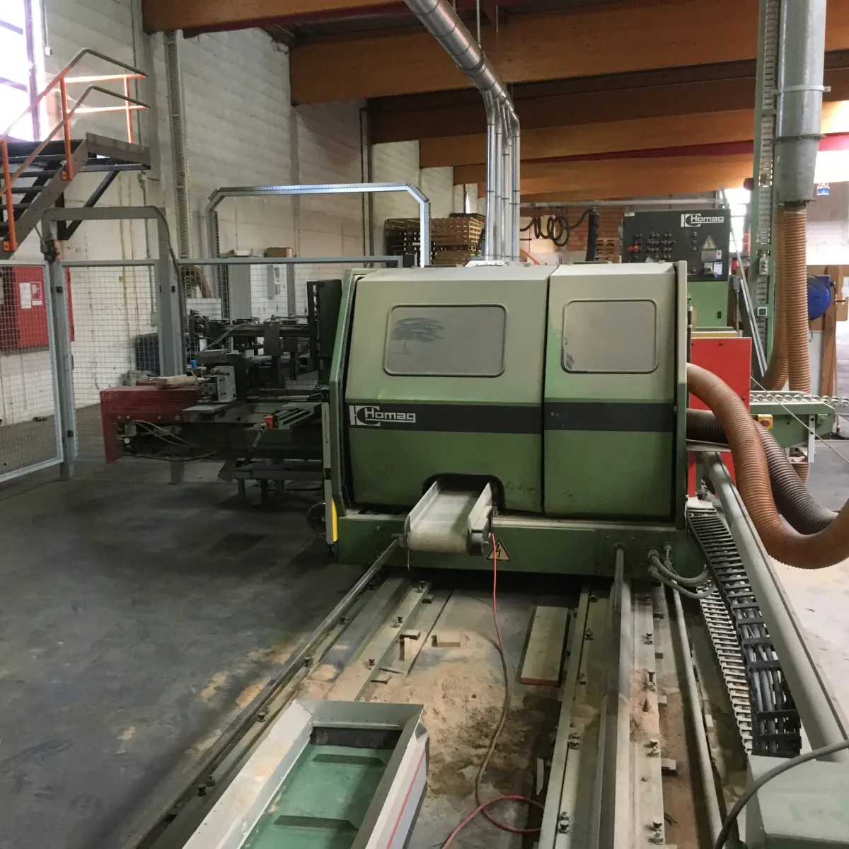 Homag Doppelendprofiler Arbeitslänge 4500 mm