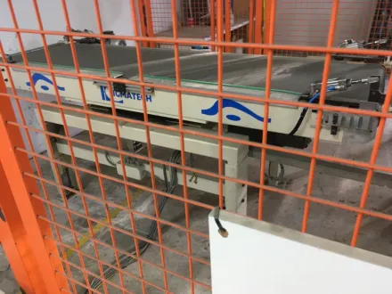 Ligmatech Transportband mit Drehrvorrichtung – RESALE