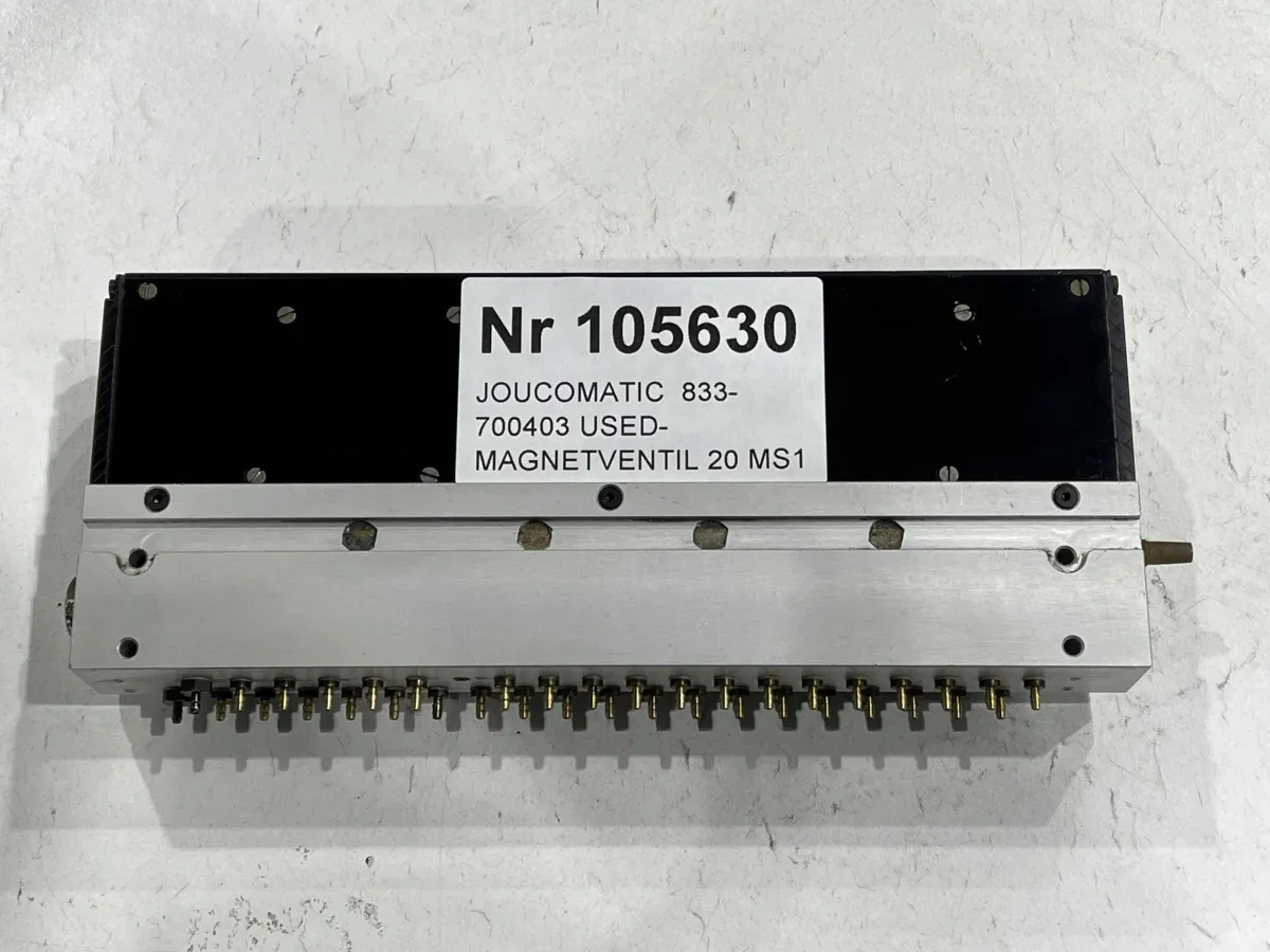 JOUCOMATIC 833-700403 USED- MAGNETVENTIL 20 MS1 2-