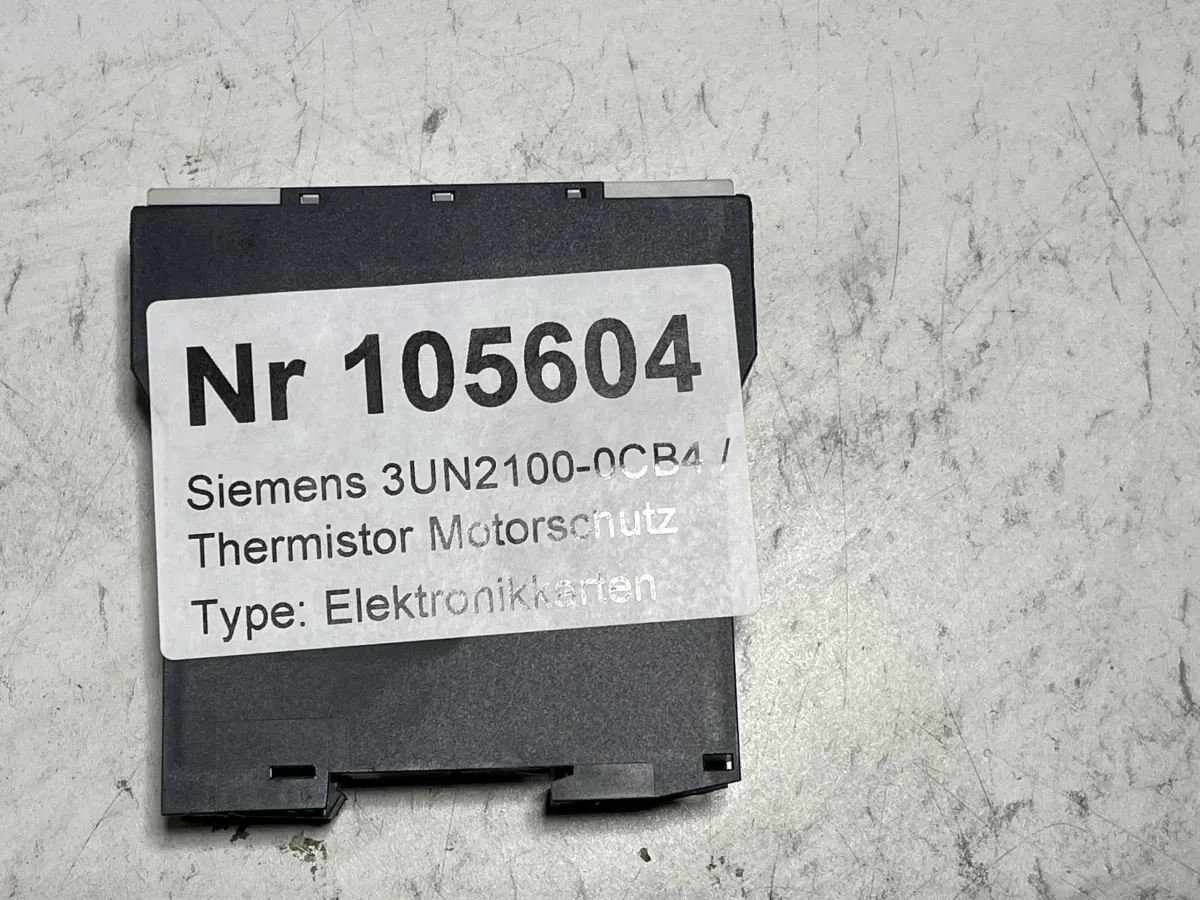 Siemens 3UN2100-0CB4 / Thermistor Motorschutz
