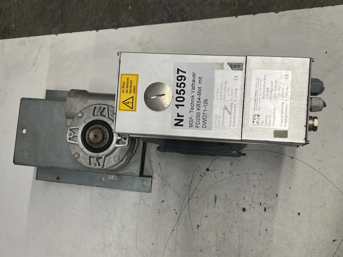 MSF- Technik Vathauer FD250 KR54-Mot mit DWO71-12b