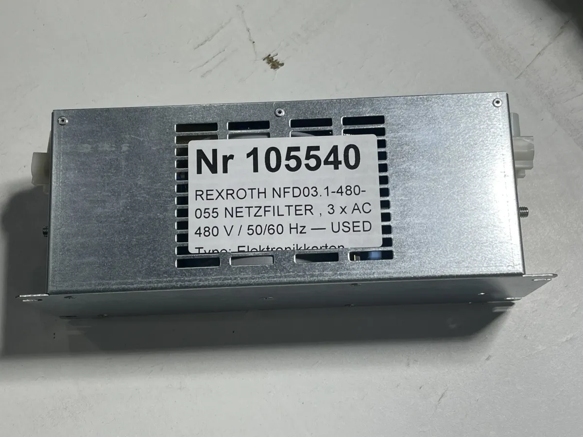 REXROTH NFD03.1-480-055 NETZFILTER , 3 x AC 480 V