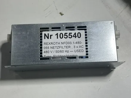 REXROTH NFD03.1-480-055 NETZFILTER , 3 x AC 480 V – RESALE